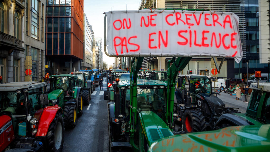 Farmers Rally in Brussels Against EU-Mercosur Deal
