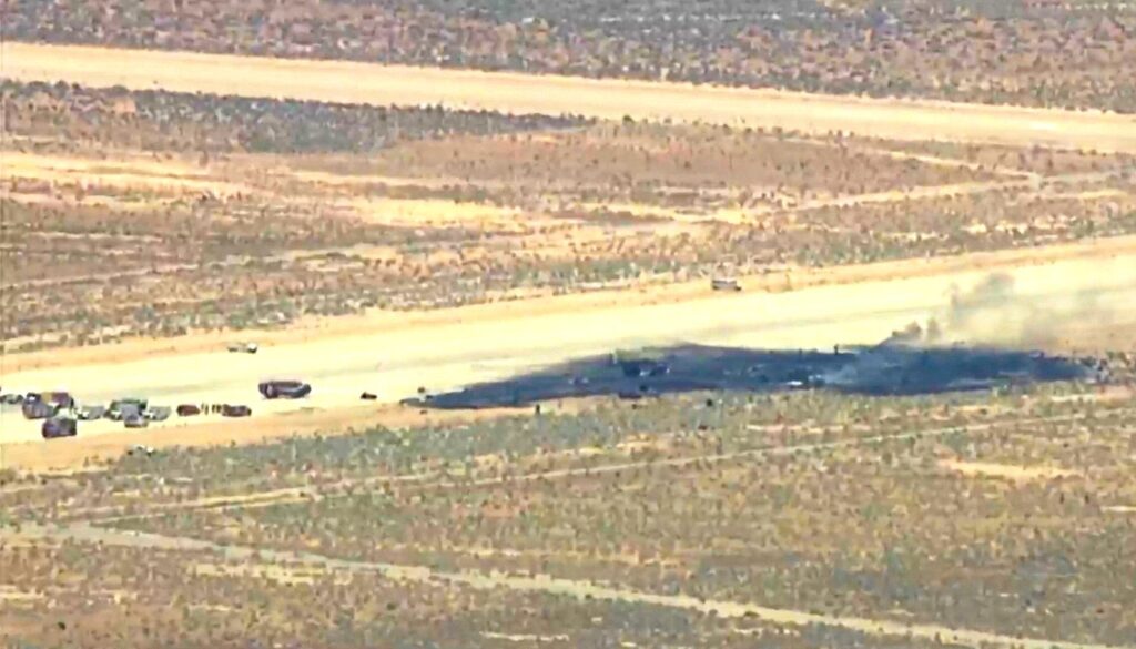 B-52 Bomber Crash Claims Eight Lives in California