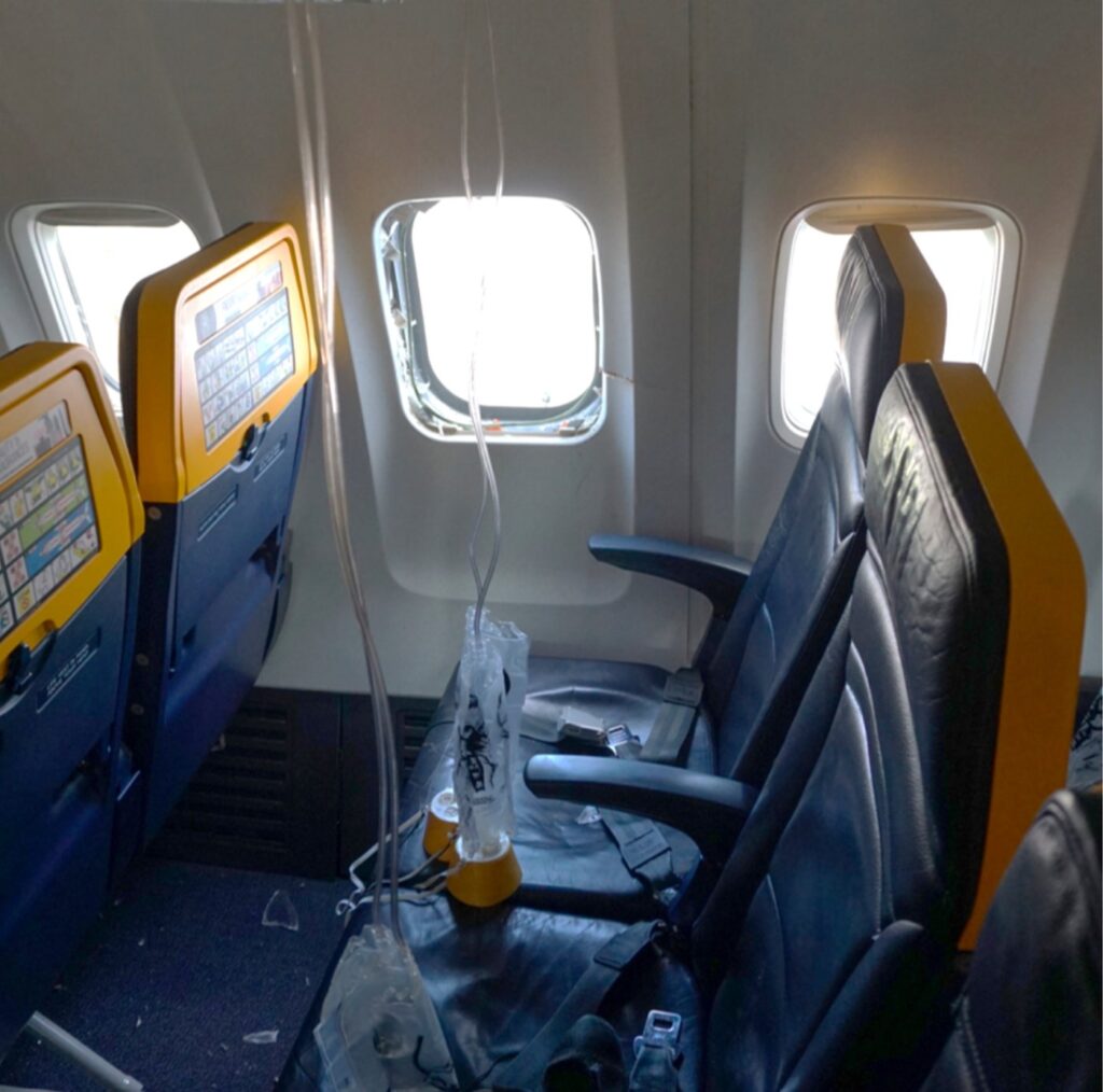 Ryanair CEO Disputes Passenger Was Partially Sucked Out