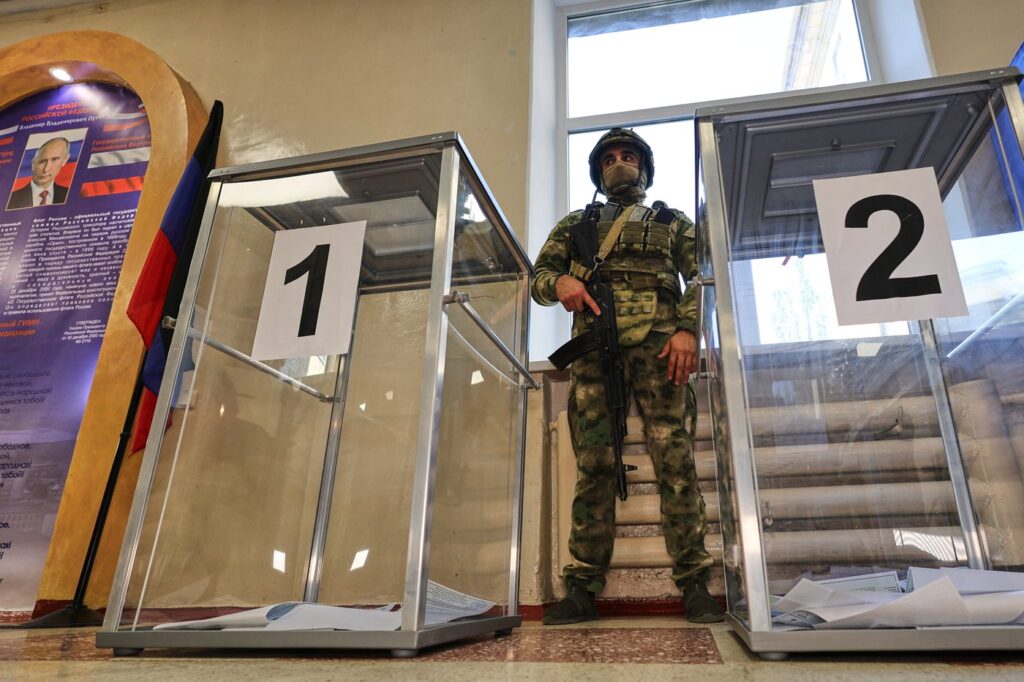 Russia Holds Controversial Elections in Occupied Ukraine