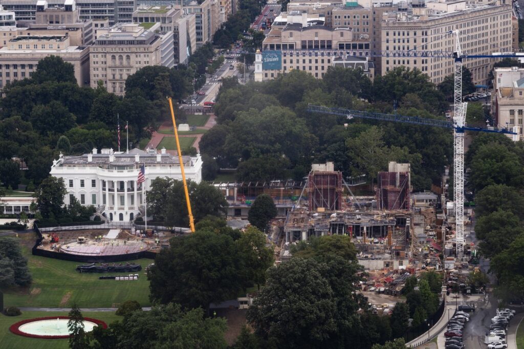 Court Halts Trump's White House Ballroom Construction
