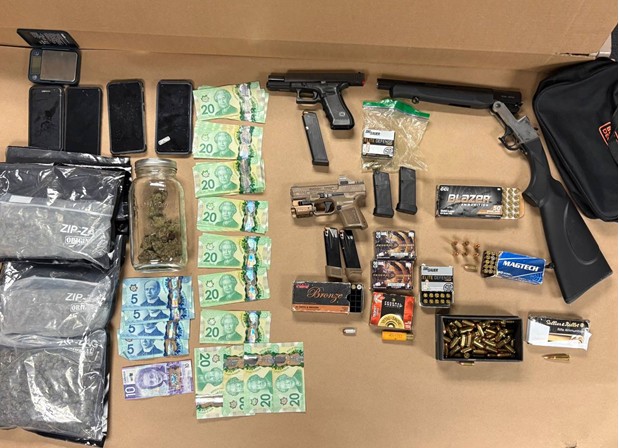 Toronto Man Arrested with Weapons and Marijuana