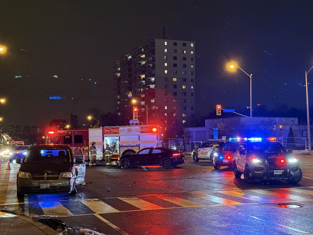 Elderly Woman Injured in Fairview Mall Crash