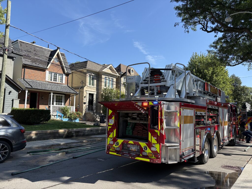 Elderly Man Rescued from Midtown Fire in Toronto