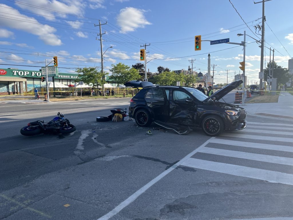 Motorcyclist Injured in Scarborough Collision
