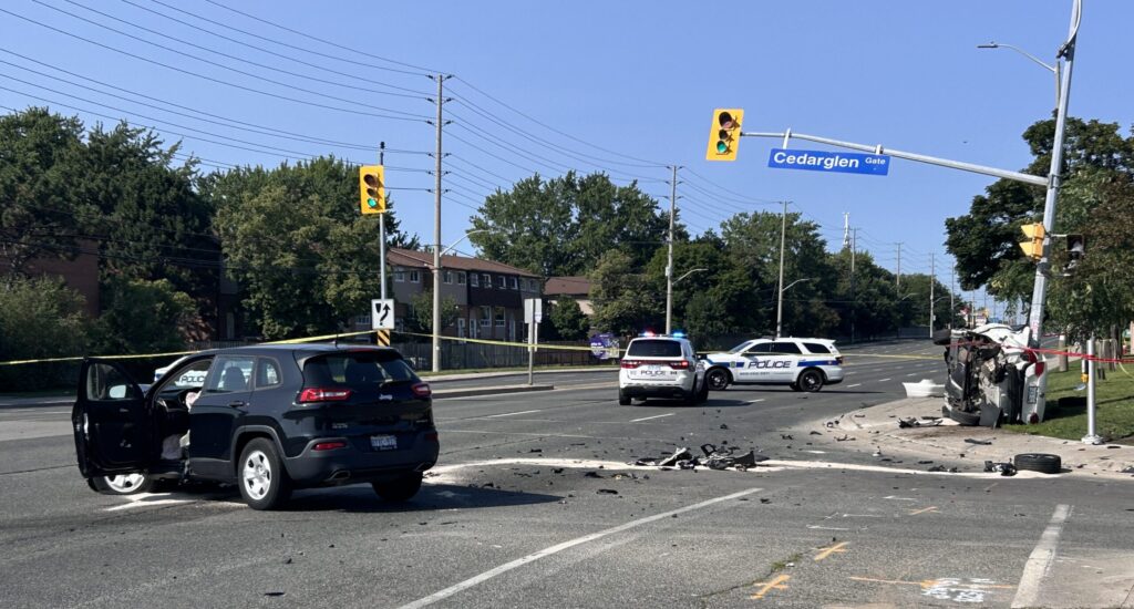 Teen Airlifted After Serious Mississauga Crash