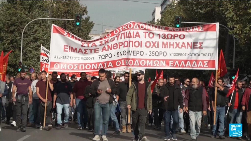 Greece Strikes Against 13-Hour Workday Proposal