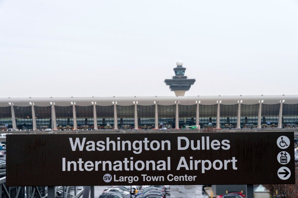 Passengers Injured as Vehicle Crashes at Dulles Airport
