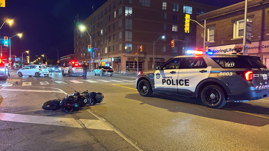 Motorcyclist Injured in East End Crash