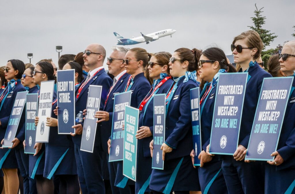 WestJet Flight Attendants Approve New Deal After Strike