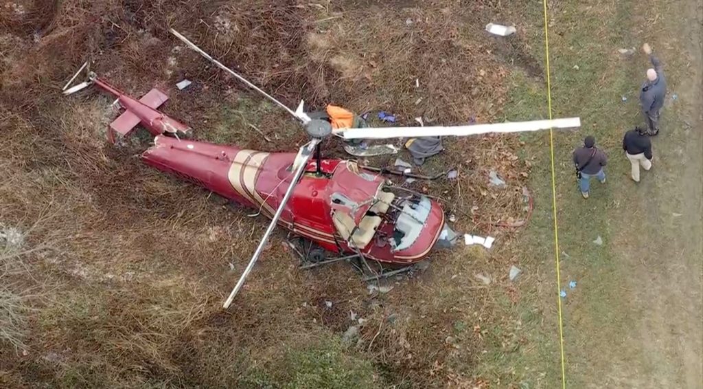 Helicopter Midair Collision in NJ: 1 Dead, 1 Critical