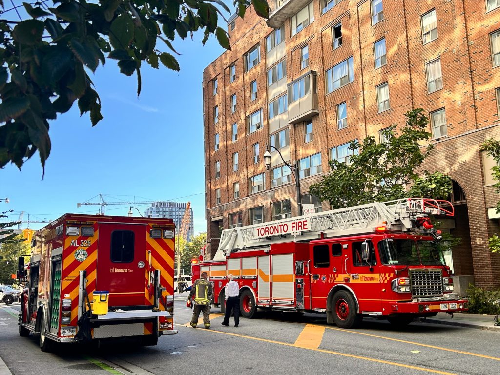 Man Injured in Balcony Fire on The Esplanade