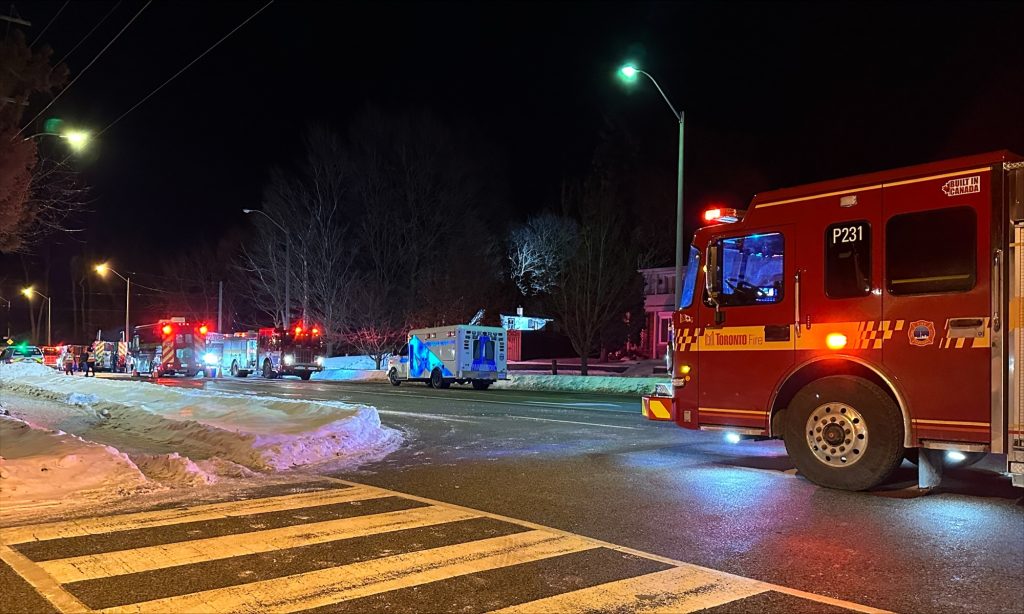 Firefighter Injured at Scarborough House Blaze