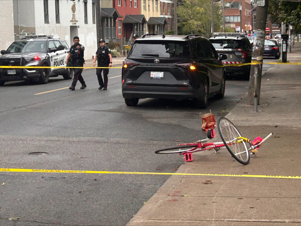 Cyclist Injured in Car Collision Near Christie Pits